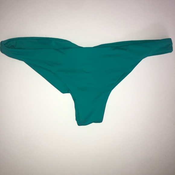 ROXY Swim Scrunch Bottoms Turquoise (small) - Picture 4 of 5